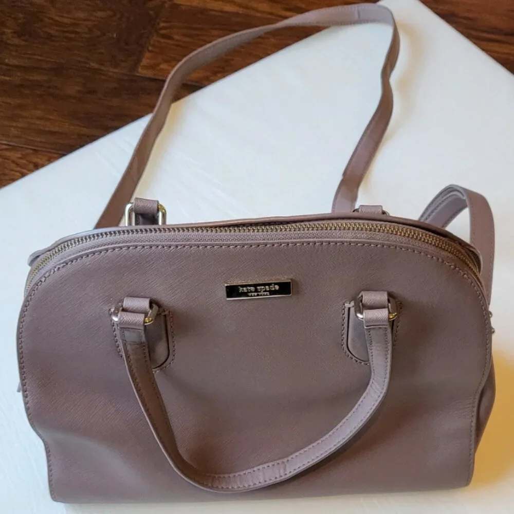 Kate Spade New York Reiley Laurel Way Mixed Material Dome Purse Cityscape